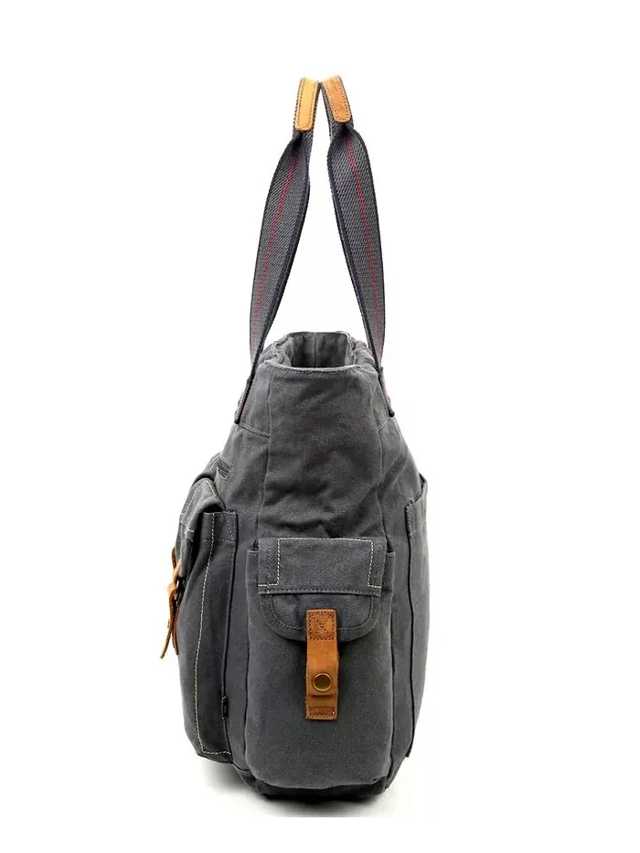 Сумка-тоут Atona Utility Canvas TSD BRAND — изображение 16 из 27, темно-синий
