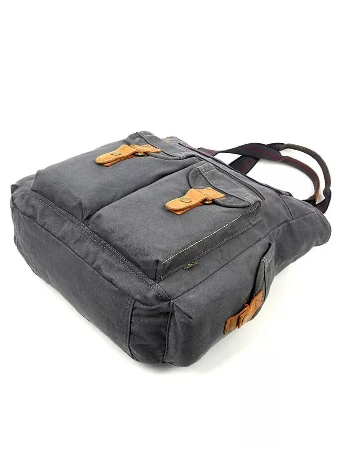 Сумка-тоут Atona Utility Canvas TSD BRAND — изображение 19 из 27, темно-синий