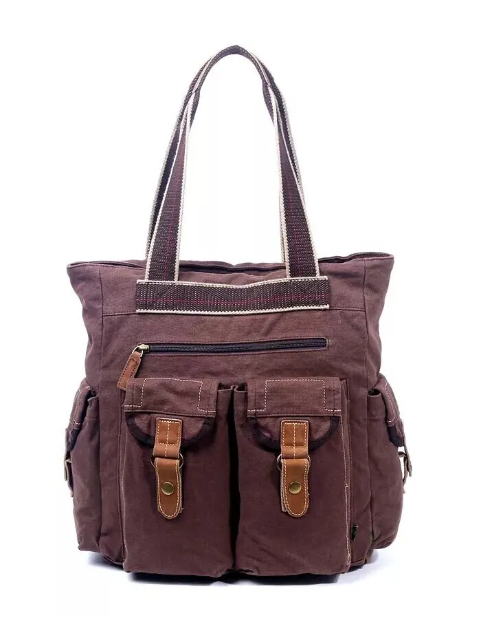 Сумка-тоут Atona Utility Canvas TSD BRAND — изображение 21 из 27, темно-синий
