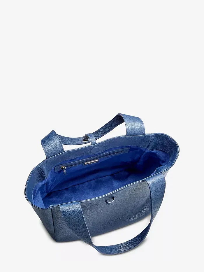 Сумка-тоут Mercer Leather X-Large GiGi New York — изображение 3 из 4, темно-синий