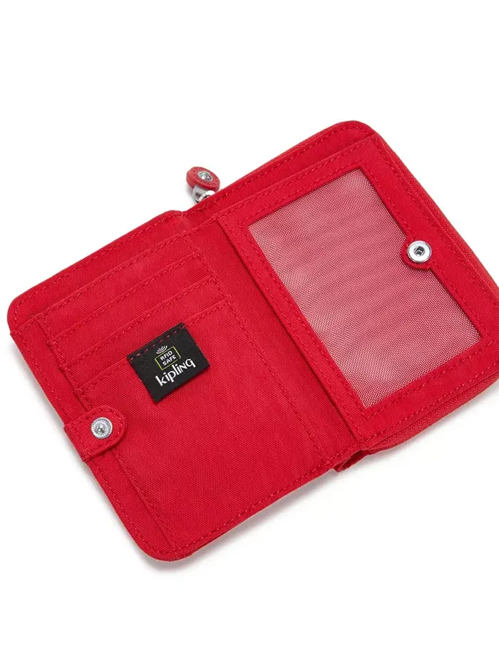 Кошелек Money Love из нейлона с защитой RFID Kipling — изображение 3 из 5, красный