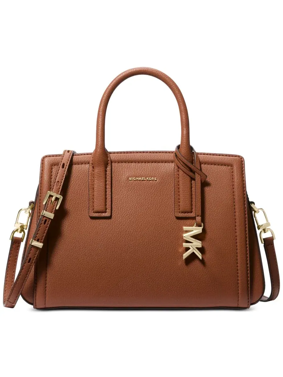 Сумка малая сэтчел 100% кожа Michael Kors Laila Leather Luggage — изображение 1 из 5, коричневый
