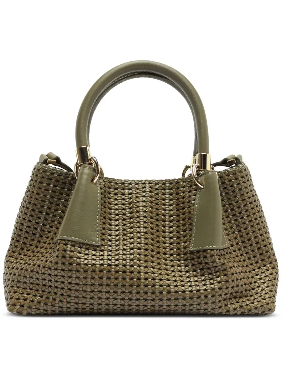 Сумка-шопер из плетеной кожи Eva Medium Tote Arezzo