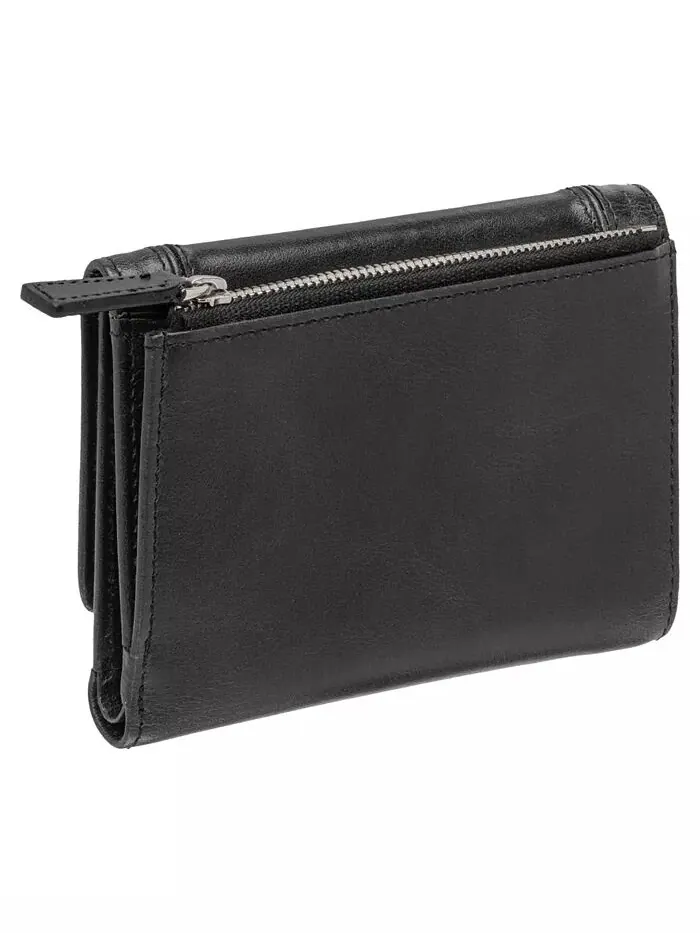 Мини-кошелек-клатч South Beach RFID Secure Mancini — изображение 3 из 5, черный