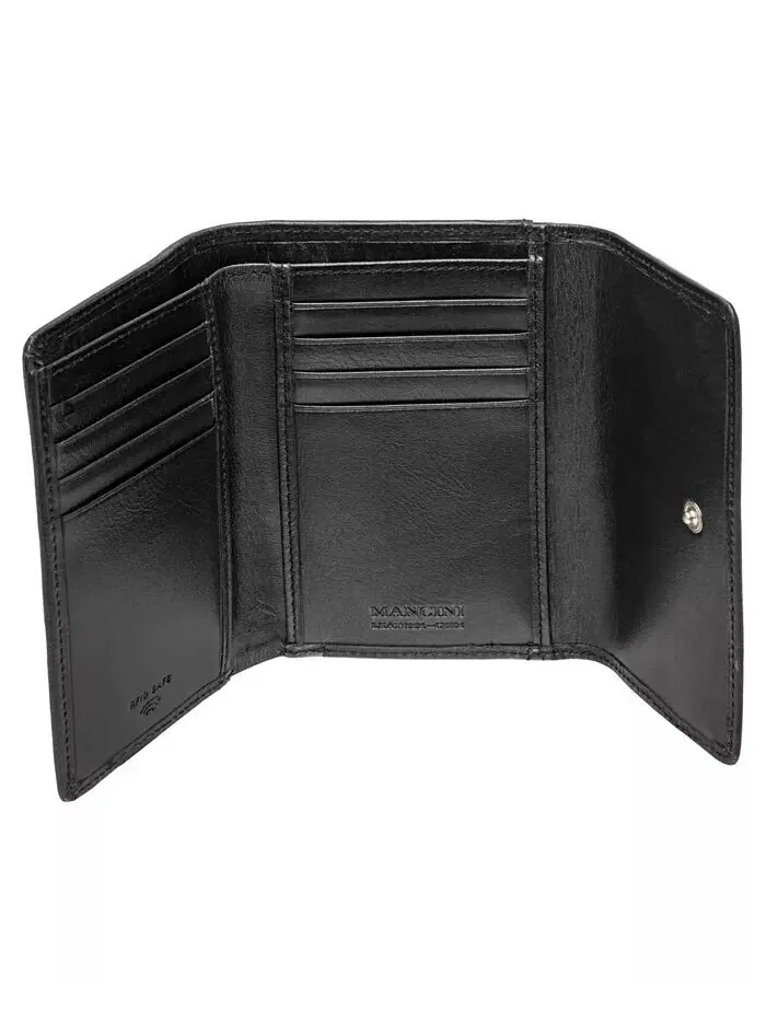 Мини-кошелек-клатч South Beach RFID Secure Mancini — изображение 4 из 5, черный