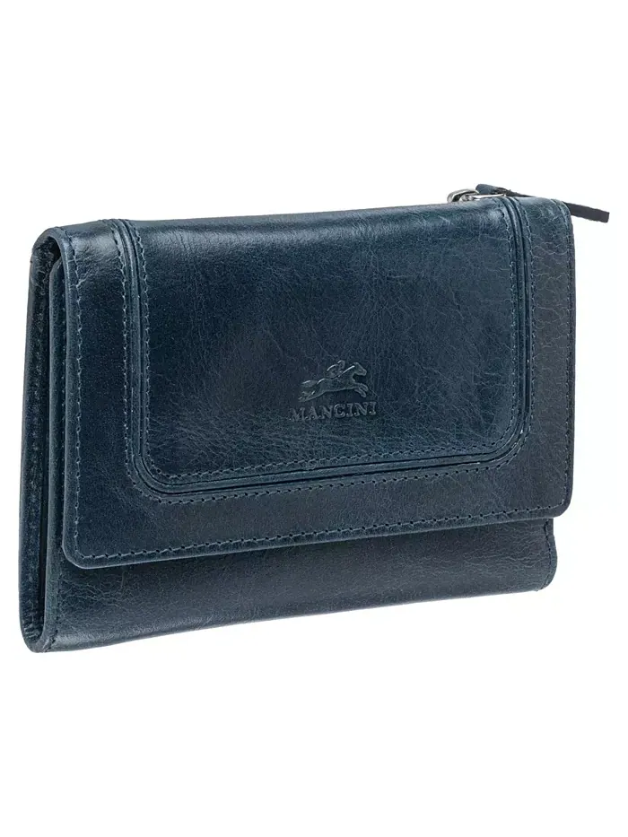 Мини-кошелек-клатч South Beach RFID Secure Mancini — изображение 2 из 5, синий
