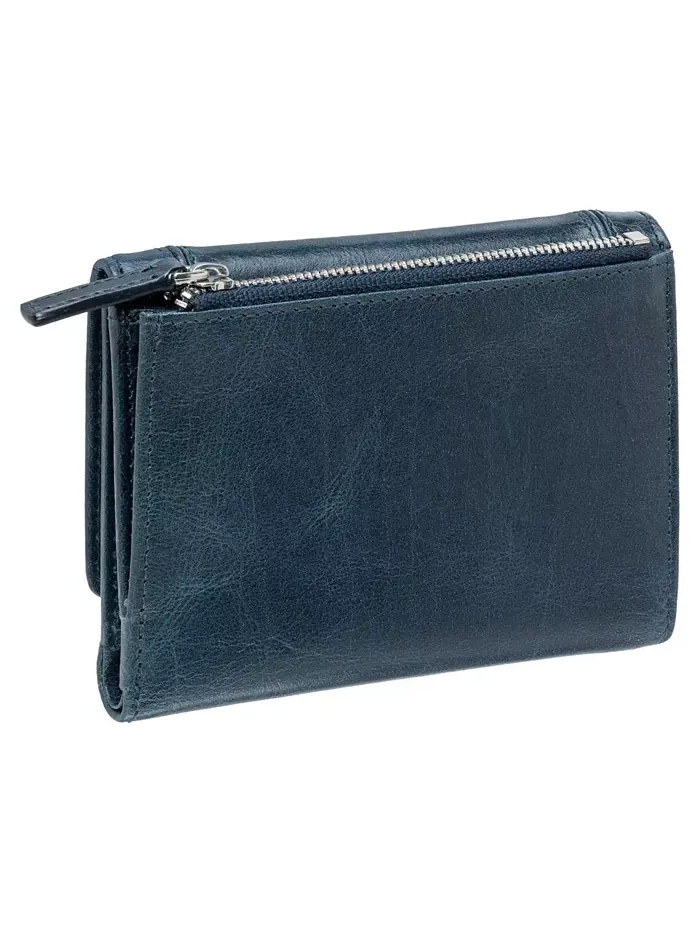 Мини-кошелек-клатч South Beach RFID Secure Mancini — изображение 3 из 5, синий