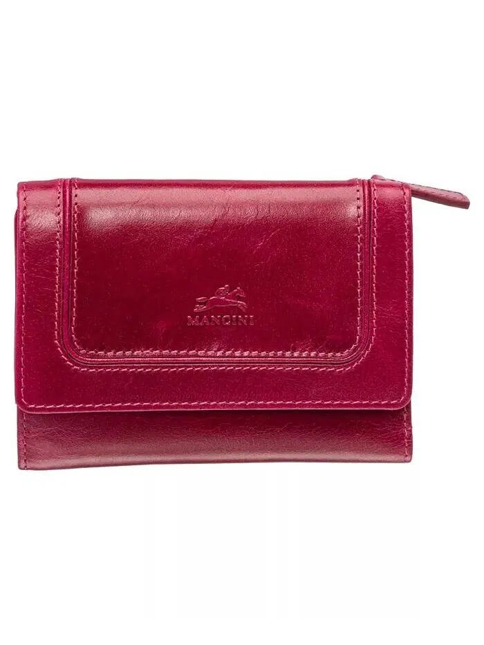 Мини-кошелек-клатч South Beach RFID Secure Mancini — изображение 1 из 5, розовый