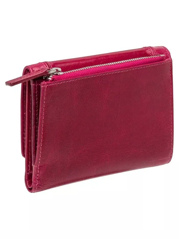 Мини-кошелек-клатч South Beach RFID Secure Mancini — изображение 3 из 5, розовый