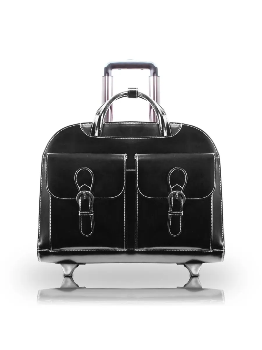 Портфель на колесах Davis McKlein — изображение 4 из 6, черный