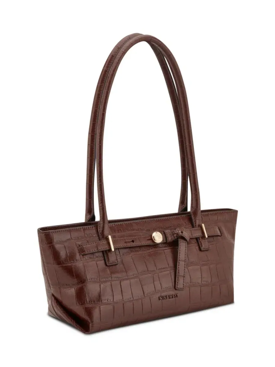 Большая сумка-сатчел Wilda Large Top Handle с брендингом Nine West — 3