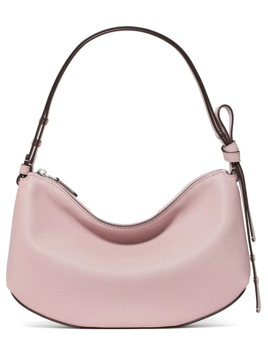 Сумка через плечо среднего размера из тисненой кожи, Loop Medium Pebbled Leather Shoulder Bag kate — изображение 1 из 6