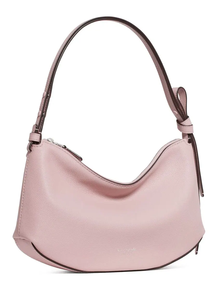 Сумка через плечо среднего размера из тисненой кожи, Loop Medium Pebbled Leather Shoulder Bag kate — изображение 3 из 6