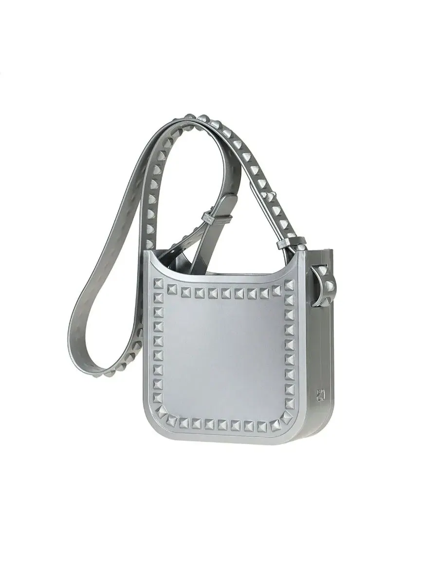 Сумка через плечо с регулируемым ремнем Lisa Cross Body CARMEN SOL — изображение 3 из 4, серебряный
