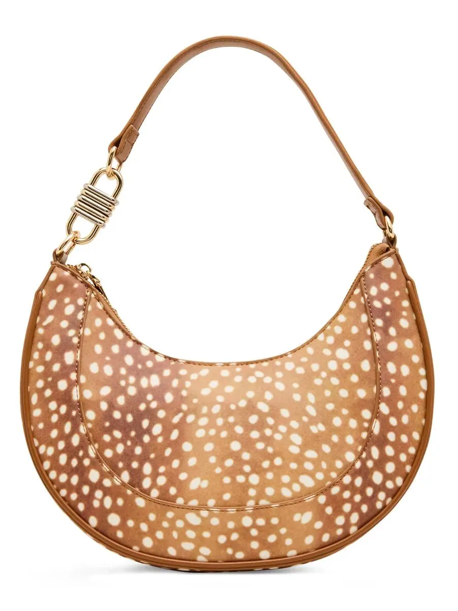 Сумка через плечо Steve Madden Lohan Small Shoulder — изображение 1 из 5, бежевый мульти
