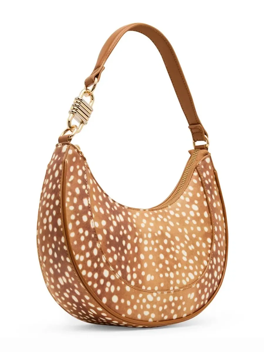 Сумка через плечо Steve Madden Lohan Small Shoulder — изображение 3 из 5, бежевый мульти