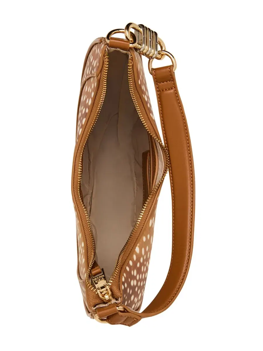 Сумка через плечо Steve Madden Lohan Small Shoulder — изображение 4 из 5, бежевый мульти