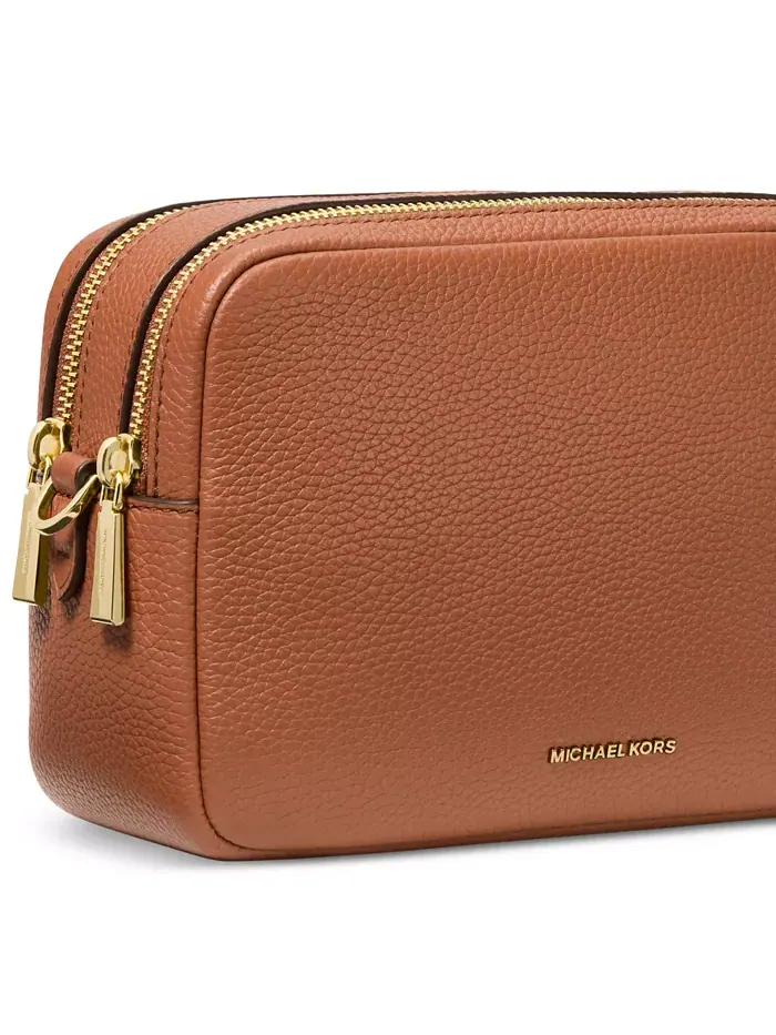 Сумка женская кросс-боди шагреневая кожа Michael Kors Bryant — изображение 4 из 7, коричневый