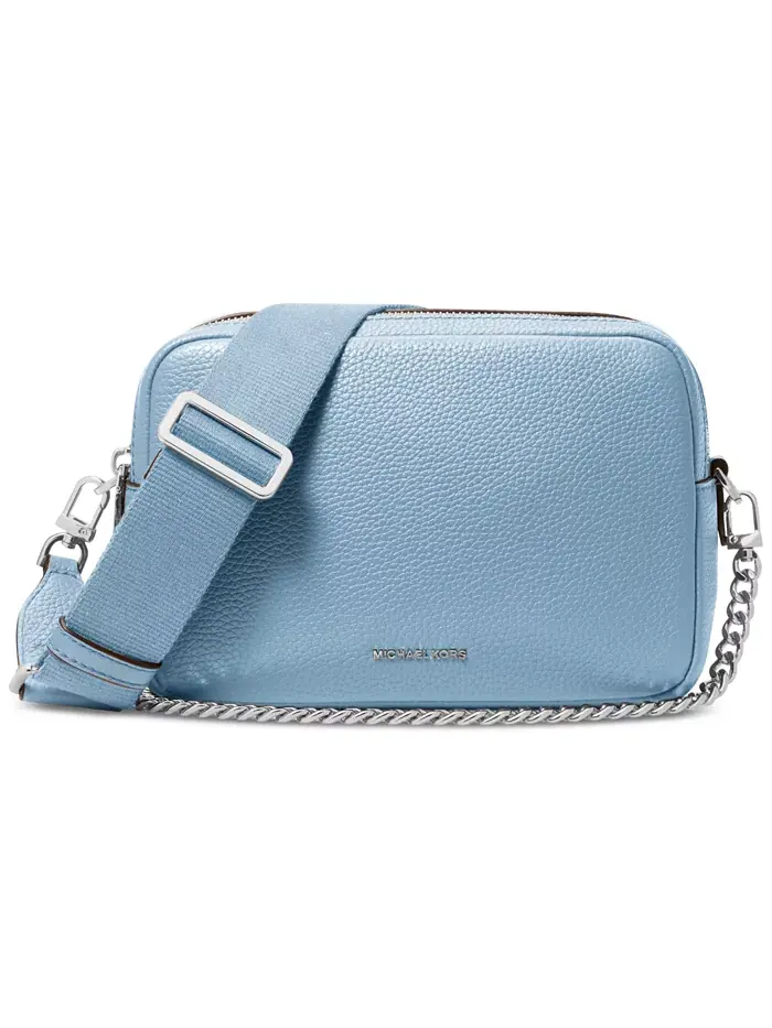 Сумка женская кросс-боди натуральная кожа Michael Kors Bryant — изображение 1 из 3, черный/золотистый