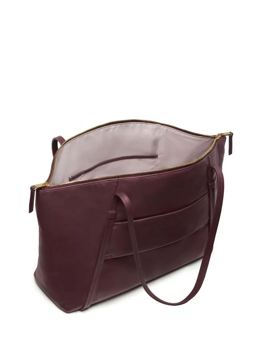 Дорожная сумка-тоут из кожи, с ручками и ремнем, Voyageur Q Tote TUMI — 5