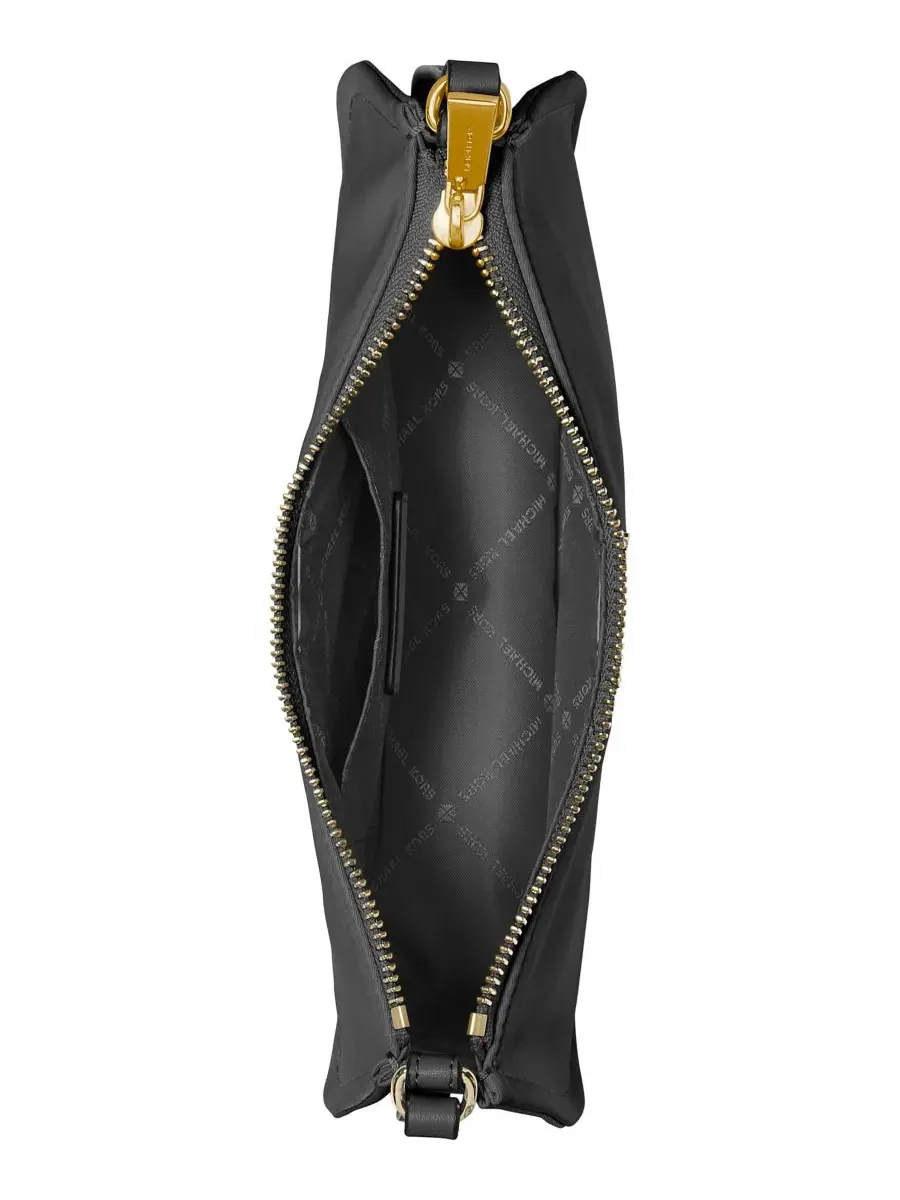 Сумка женская малая кросс-боди нейлон 100% Michael Kors Zadie Nylon East West — изображение 2 из 3, черный