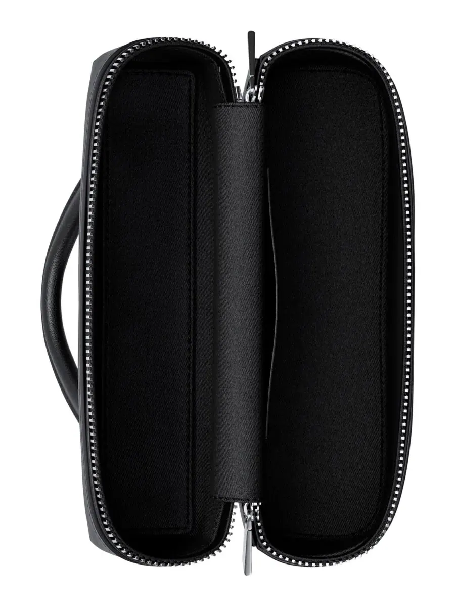 Сумка женская мини кросс-боди Michael Kors Jana — изображение 4 из 5, черный/серебристый