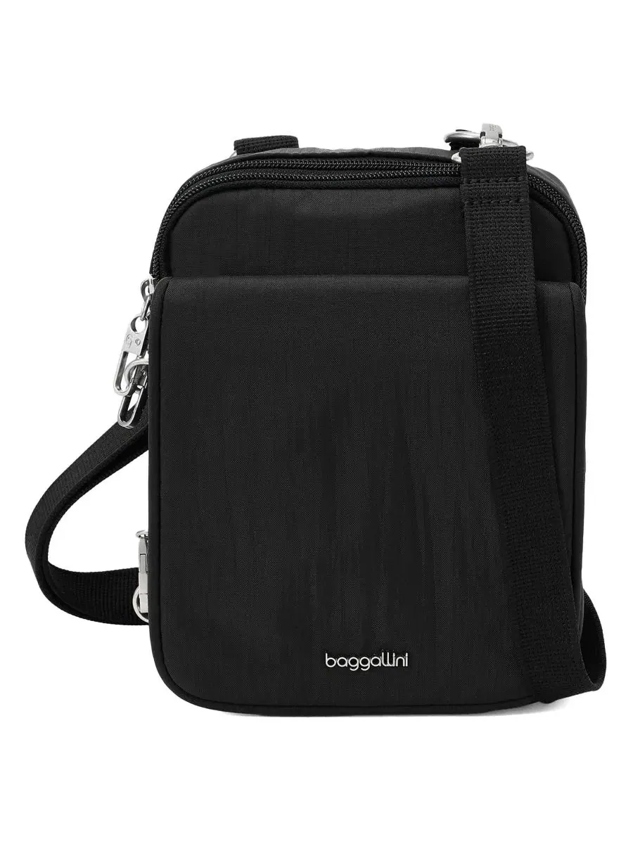 Кроссбоди-сумка мини с защитой от краж Journey Anti-Theft Mini Crossbody Baggallini — изображение 1 из 3, черный
