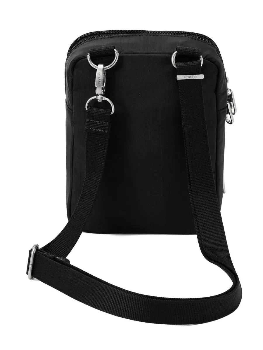 Кроссбоди-сумка мини с защитой от краж Journey Anti-Theft Mini Crossbody Baggallini — изображение 2 из 3, черный