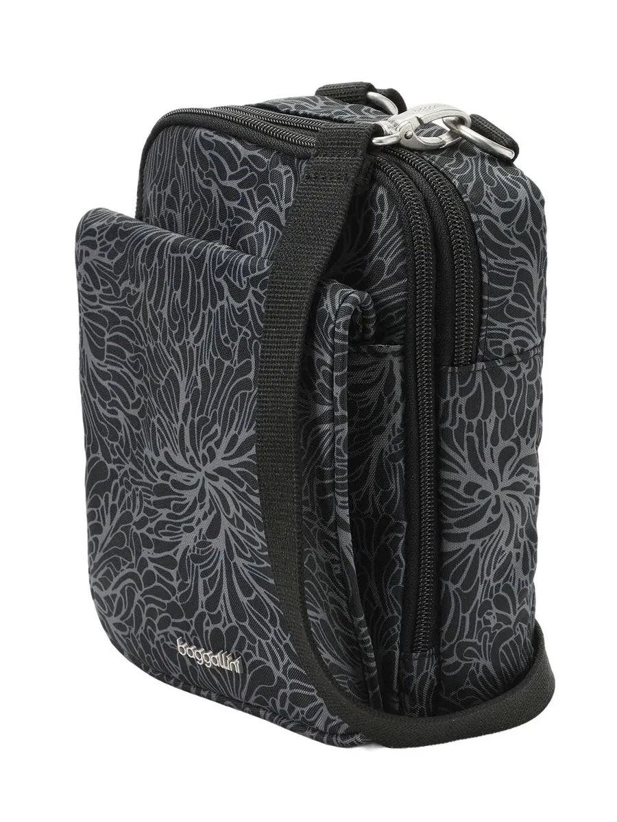 Сумка мини кроссбоди с защитой от кражи Journey Anti-Theft Baggallini — изображение 3 из 3, полуночный цветок