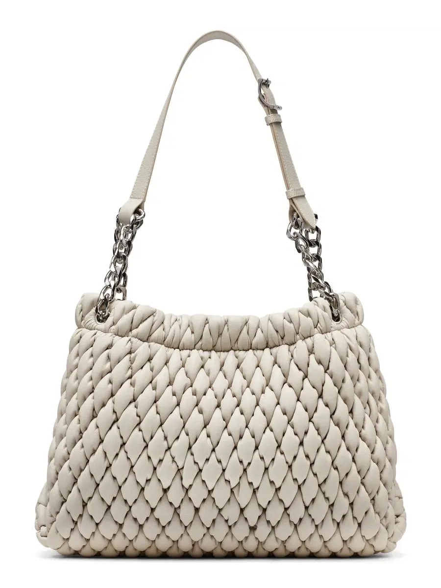 Сумка через плечо с магнитной застежкой Raya Magnetic Small Shoulder Handbag DKNY — изображение 2 из 4, коричневый