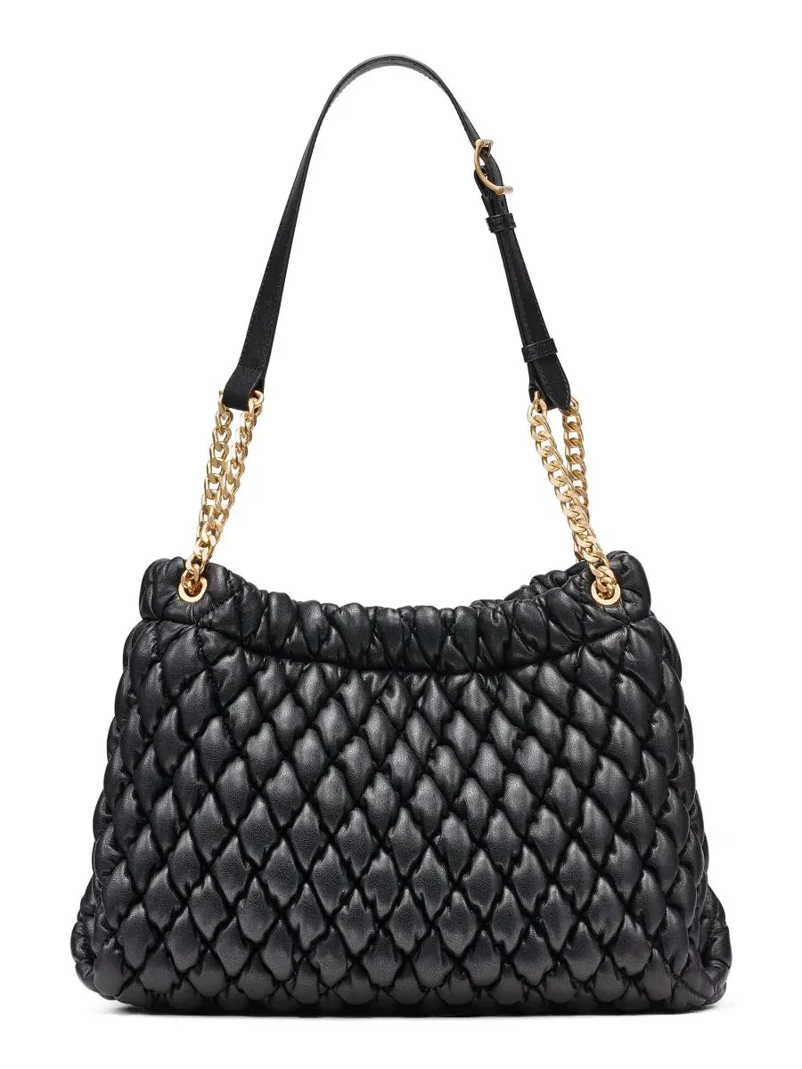 Сумка через плечо Raya Magnetic Small Shoulder Handbag DKNY — изображение 2 из 4, черный/золотистый