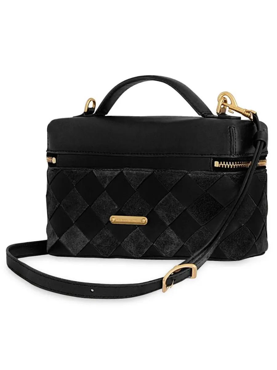 Сумка через плечо Frankie Small Leather Top Handle Satchel Rebecca Minkoff — 2