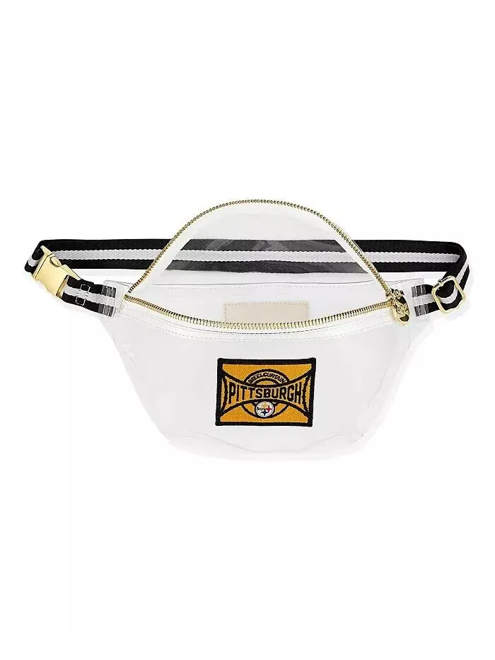 Женская прозрачная поясная сумка Stoney Clover Pittsburgh Steelers Stadium Stoney Clover Lane — изображение 2 из 2, черный