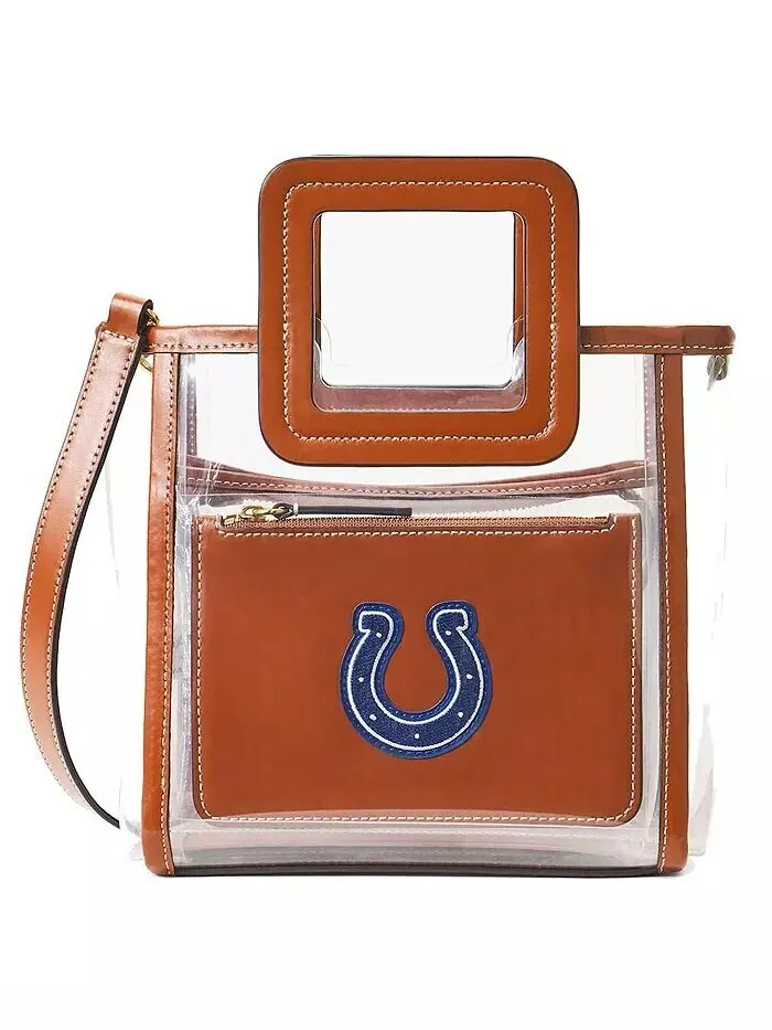Женская прозрачная мини-сумка Shirley Indianapolis Colts Staud — мульти