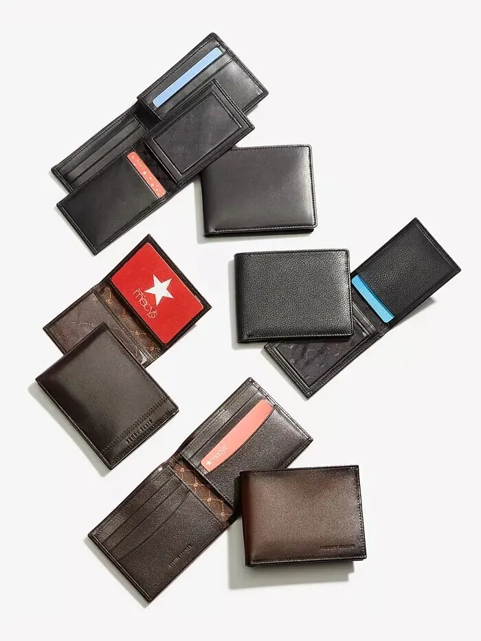 Коллекция мужских кожаных кошельков Perry Ellis Perry Ellis Portfolio