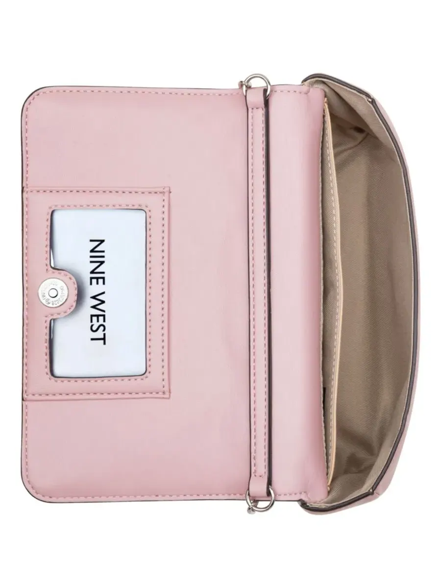 Мини-клатч для телефона на цепочке Kiersten через плечо Nine West — изображение 4 из 5, розовый