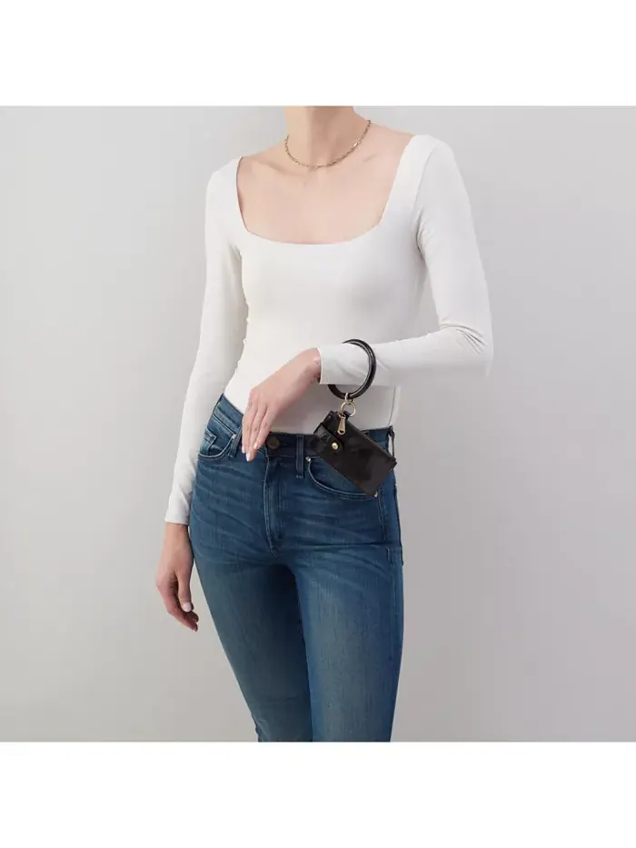 Сумка Ring Credit Card Wristlet HOBO — изображение 3 из 3, черный