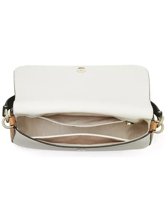 Сумка через плечо Hudson Small из шагреневой кожи с клапаном Kate Spade New York — изображение 4 из 7