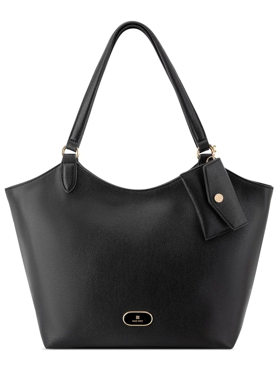 Большая сумка-тоут Joani Nine West — изображение 1 из 5, черный