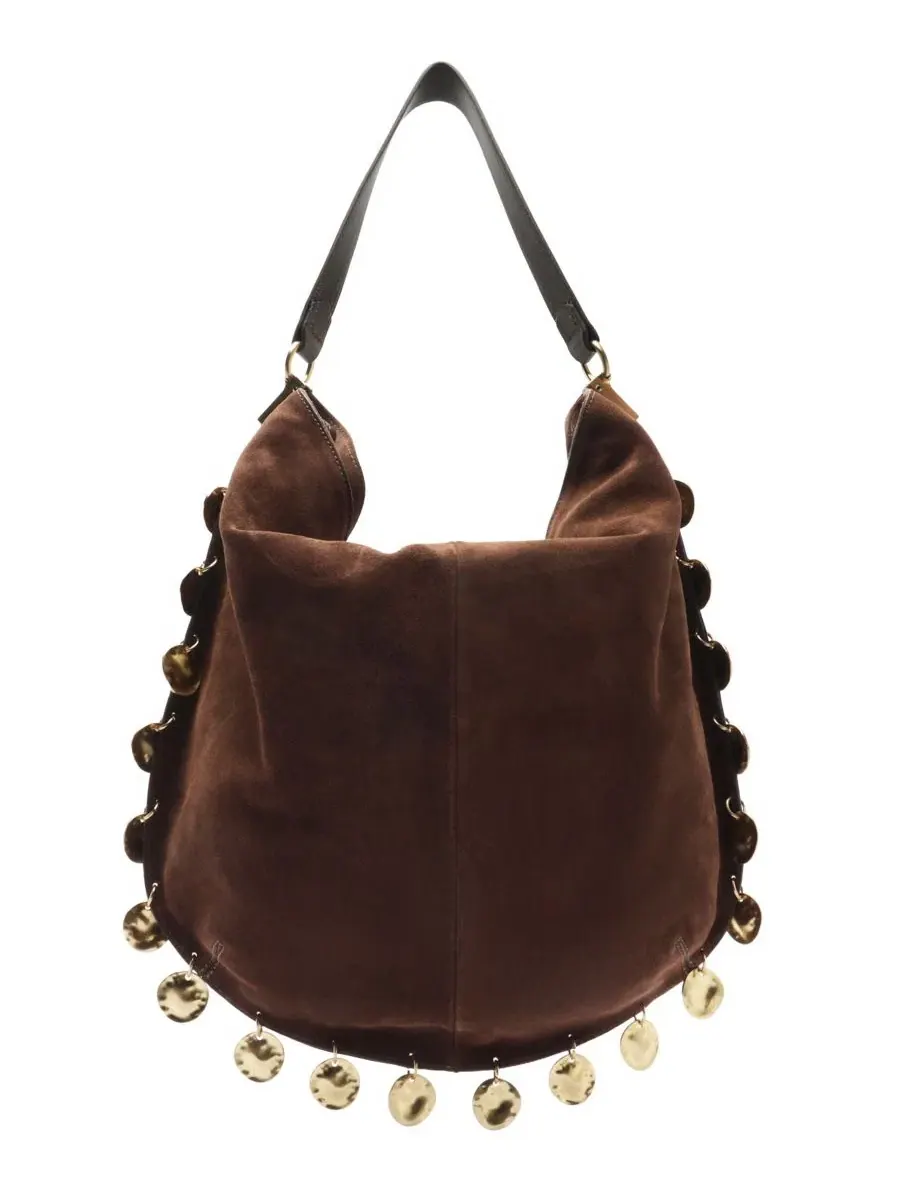 Сумка-хобо из кожи Kira Large Arezzo — изображение 2 из 4, какао