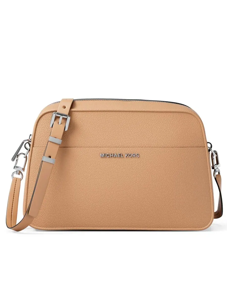 Сумка женская кросс-боди 100% кожа Michael Kors Jet Set Camera Small Crossbody, ореховый