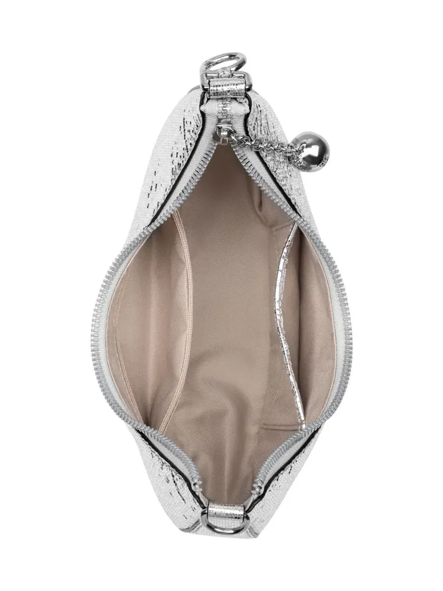 Конвертируемая сумка-кроссбоди Brantlee Nine West — изображение 7 из 9, серебряный