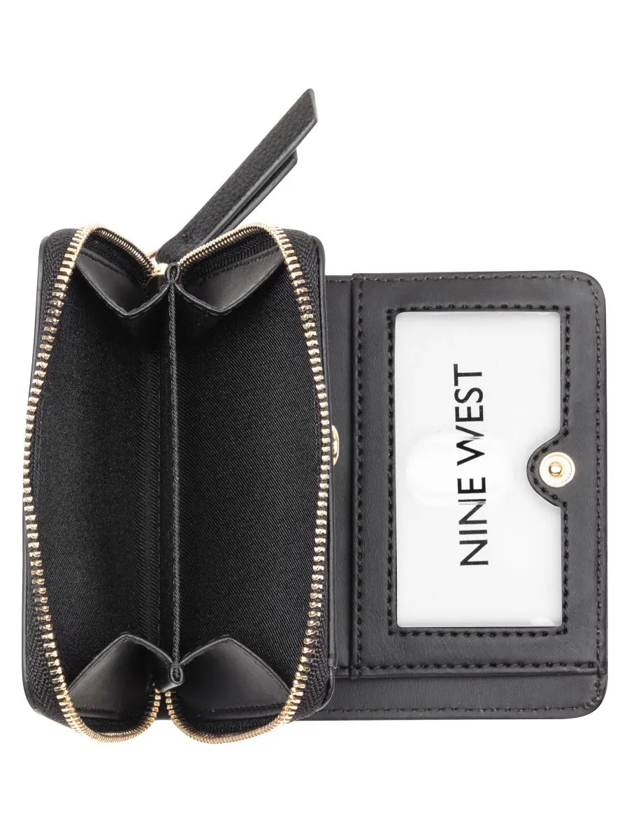 Кошелек Dorsey Small Zip Around Wallet Nine West — изображение 4 из 4, черный