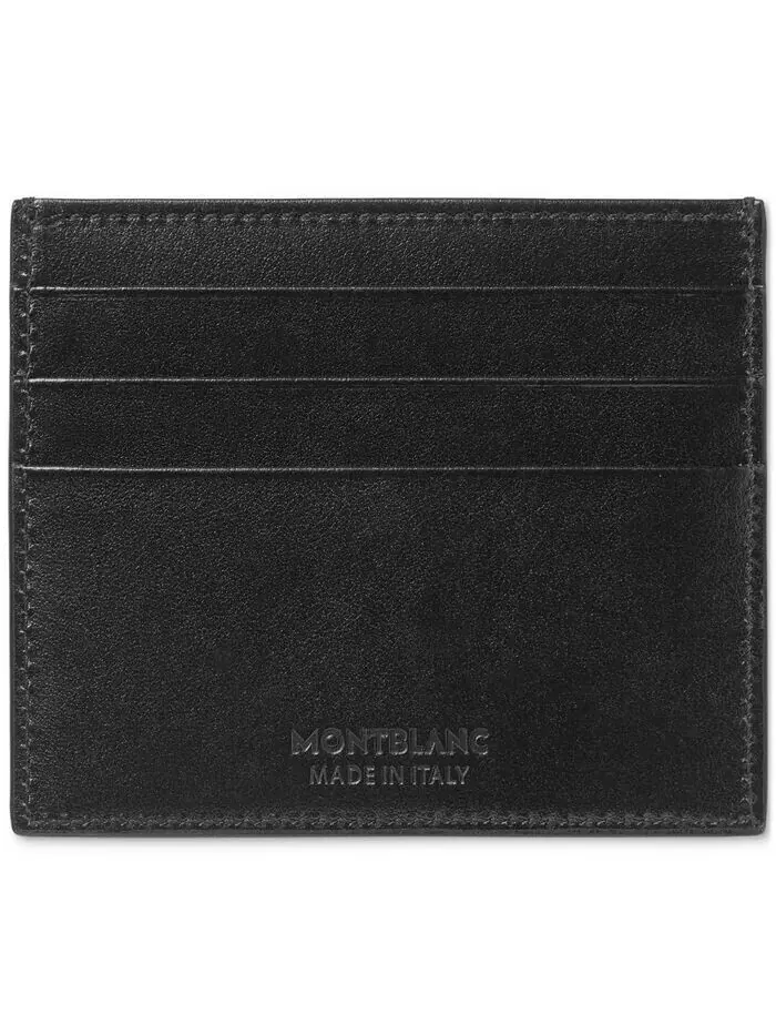 Кожаная визитница Meisterstück Montblanc — изображение 2 из 6, черный