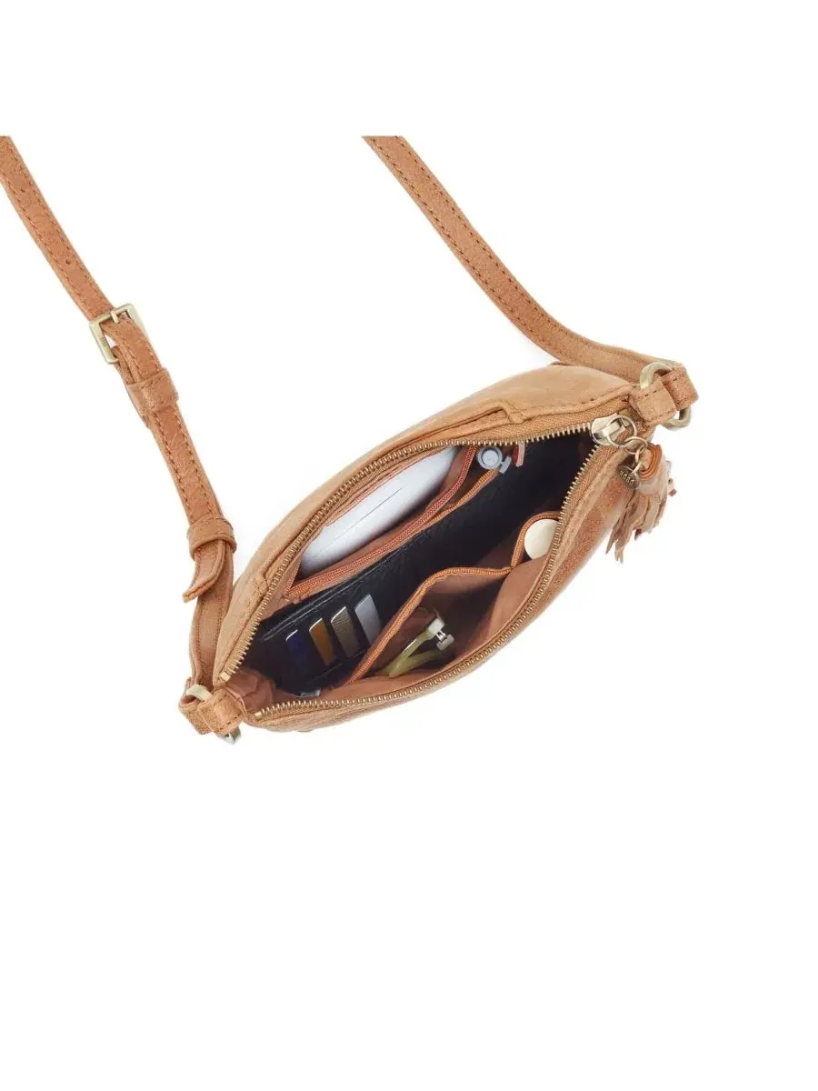 Женская сумка через плечо Lexi Crossbody HOBO — изображение 2 из 4, цвет виски