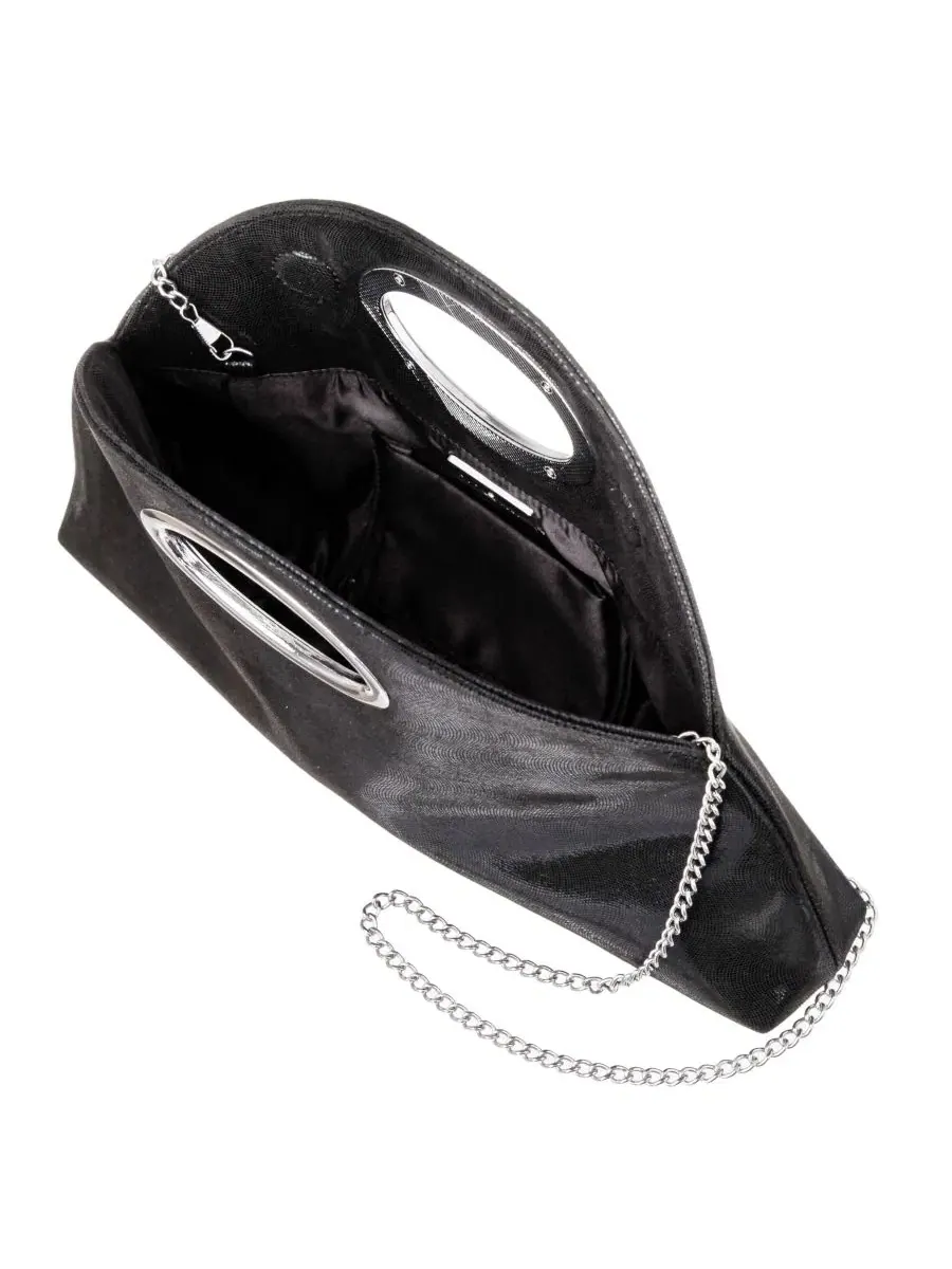 Клатч Jael Cut Out Handle Medium с цепочкой Nina — изображение 4 из 7, черный