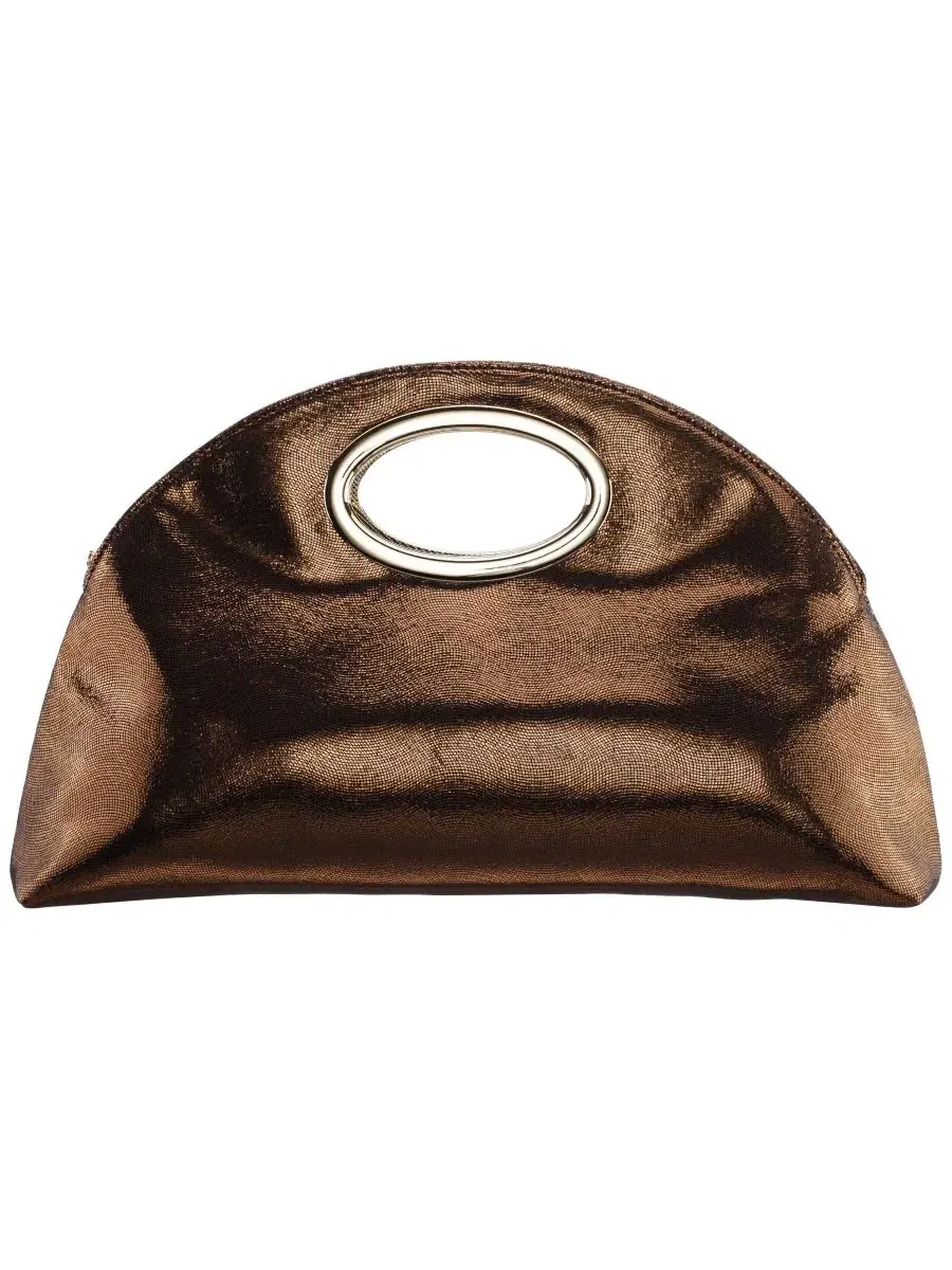 Клатч Jael Cut Out Handle Medium с вырезной ручкой Nina — изображение 1 из 7, золотистый
