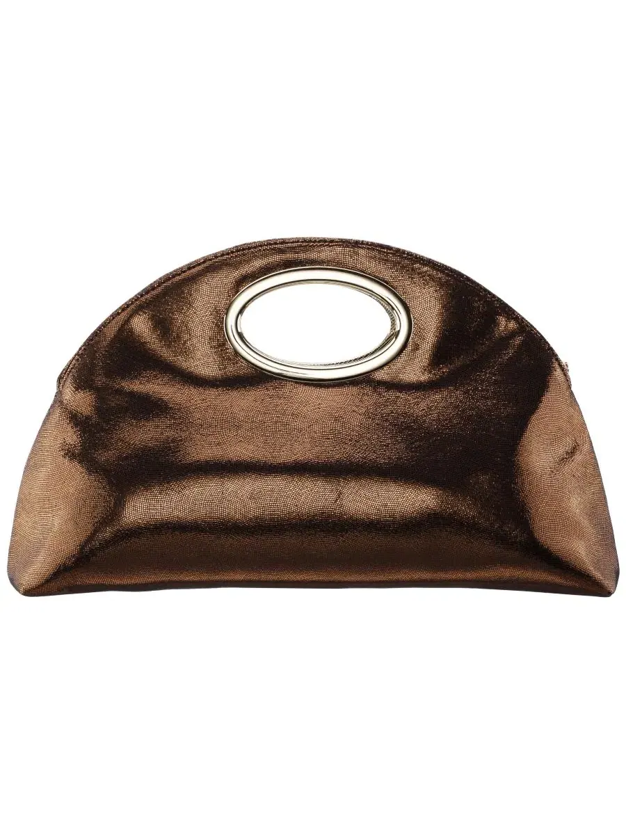 Клатч Jael Cut Out Handle Medium с вырезной ручкой Nina — изображение 2 из 7, золотистый