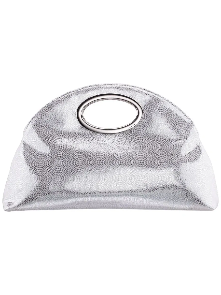 Клатч Jael Cut Out Handle Medium с цепочкой Nina — изображение 1 из 7, серебряный
