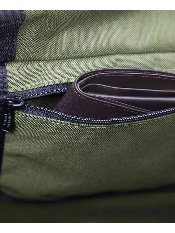 Большая винтажная сумка-мессенджер Manhattan Portage — изображение 3 из 8, черный